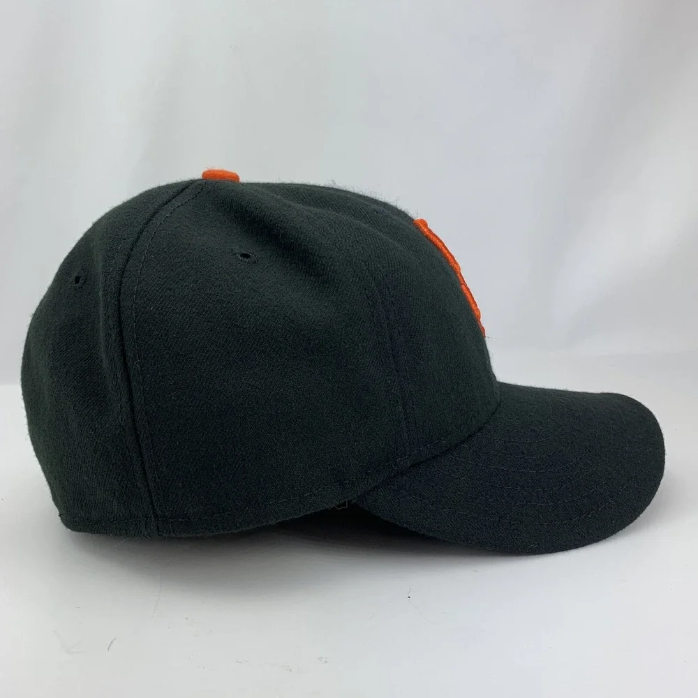 San Francisco Giants Black Orange Hat New Era 59FIFTY Fitted 7 1/4 Baseball Cap